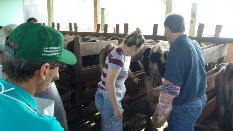Produtores Rurais de Nova Laranjeiras participam de Curso de Inseminação Artificial em Francisco Beltrao
